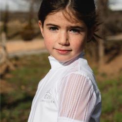 Camiseta Hípica De Concurso Contessa Kids Manga Corta Cavalliera