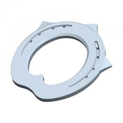 Herradura Aluminio De Barra Feedblack Barshoe Blacksmith (Par)