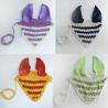 Crochet Fly Mask with Ear Covers in Satin