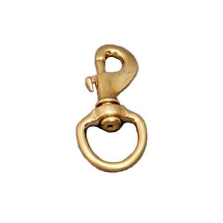 Mosquetón Grande Con Gancho En Latón