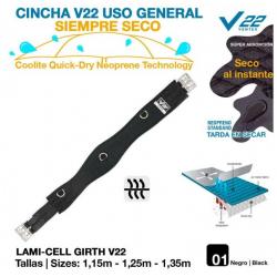  Cincha V22 Siempre Seco Uso General Negro