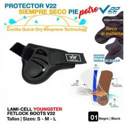  Protector V22 Siempre Seco Pie Potro Negro