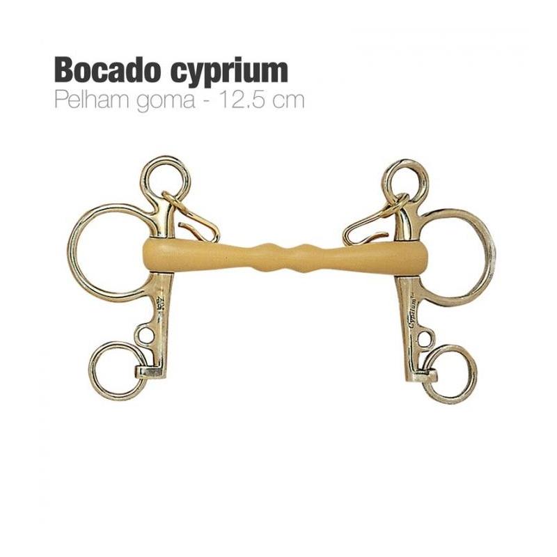  Bocado Cyprium Pelham Goma 21250ypm 12.5cm