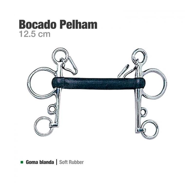  Bocado Pelham Goma Blanda 21251r