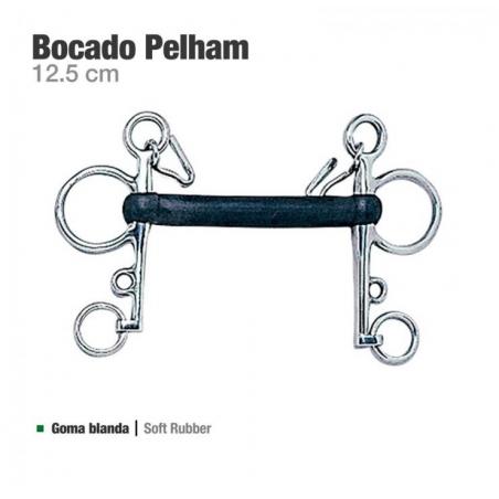  Bocado Pelham Goma Blanda 21251r