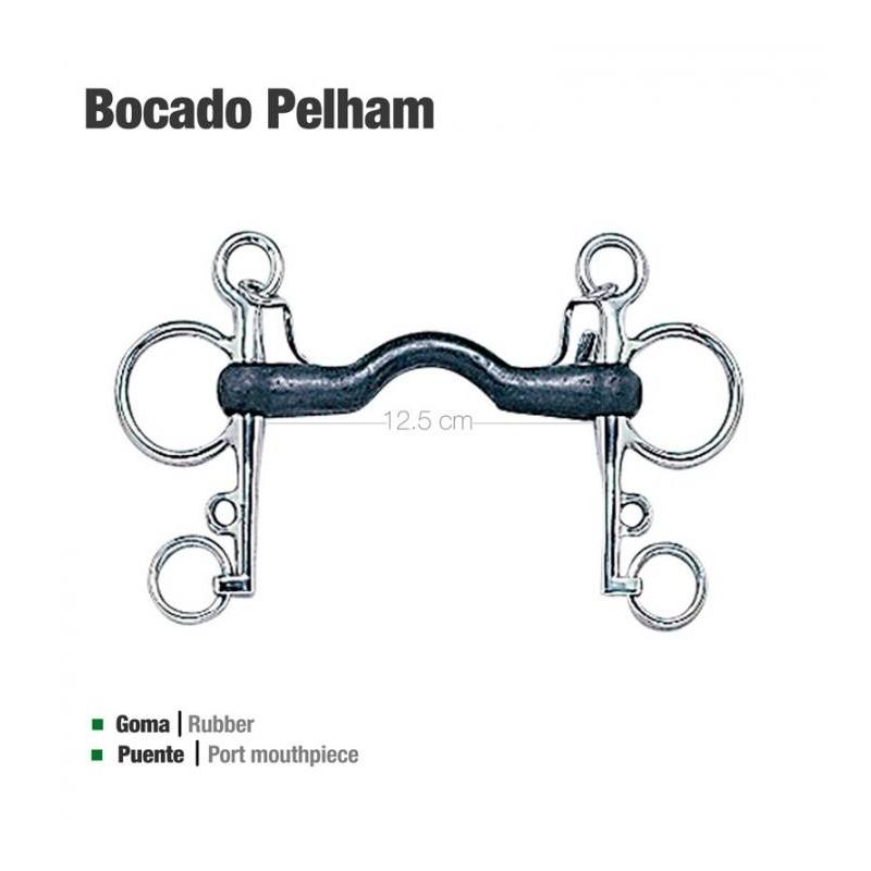  Bocado Pelham Goma Puente 21250cr
