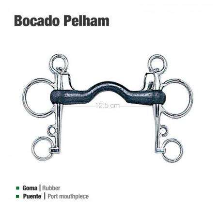  Bocado Pelham Goma Puente 21250cr