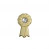 Broche A Escarapela Con Brillantes
