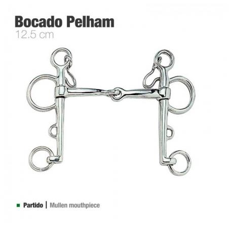  Bocado Pelham Partido Económico 25004 Mi 12.5cm