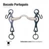  Bocado Portugués Embocadura Acero 12.5cm