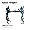  Bocado Portugués Fuerte Partido Pavonado 12.5cm