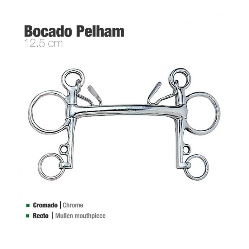  Bocado Pelham Recto Económico 25004m Mi 12.5cm
