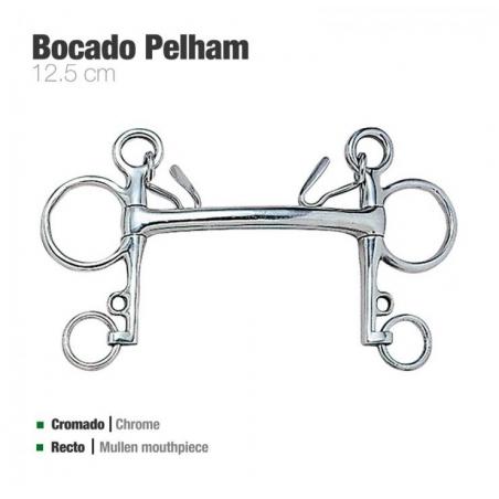  Bocado Pelham Recto Económico 25004m Mi 12.5cm