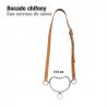  Bocado Chifney Con Correas De Cuero 12.5cm
