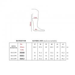 Botas Tattini Retriever Color Negro Altura Especial