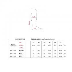 Botas Tattini Retriever Color Negro Altura Especial