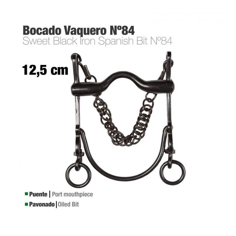  Bocado Vaquero Eco. Nº84 Pavonado 12.5cm