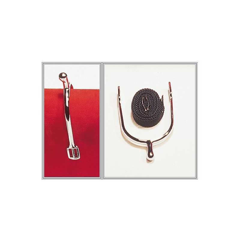 Espuela De Níquel Con Correas Presentada En Blíster