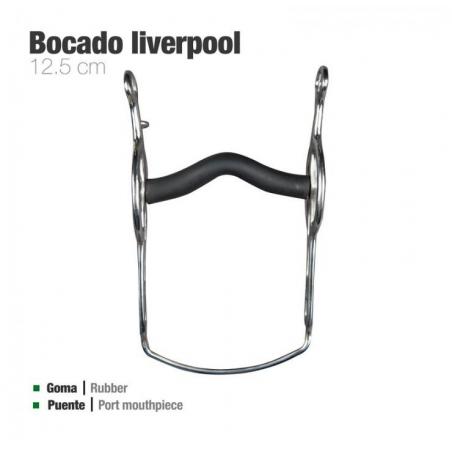  Bocado Liverpool Goma Puente Bt-256