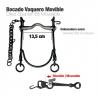  Bocado Vaquero Movible Eco. Pavonado