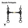 Bocado Portugués Embocadura 3-piezas 12.5cm