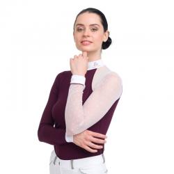 Modern Long Sleeve Competition Shirt Dame Cavalliera