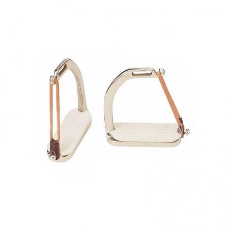 Estribo De Seguridad Inox. Con Goma Lateral