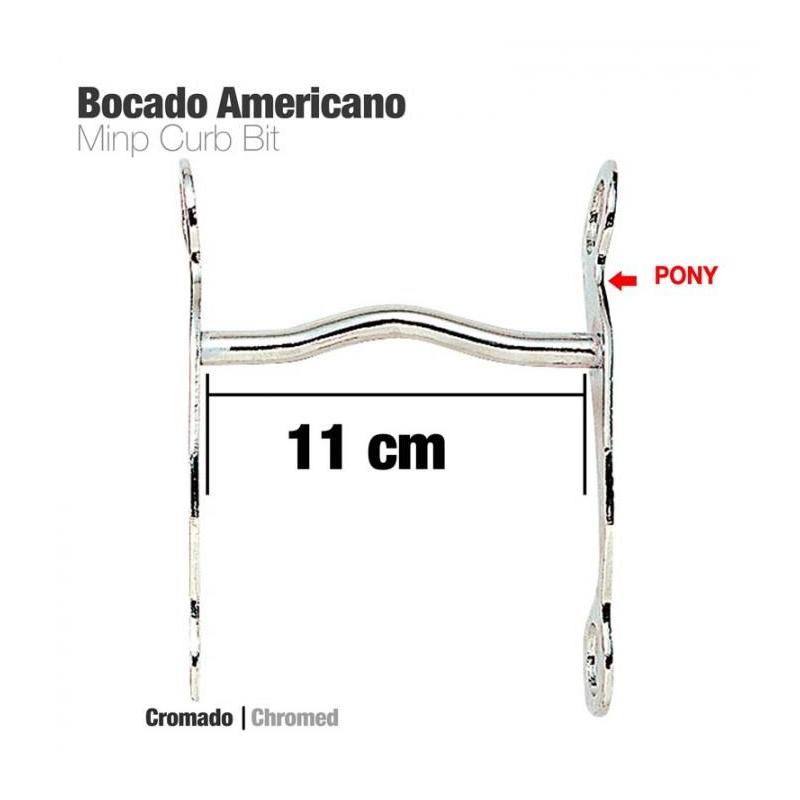  Bocado Americano Cromado 25208