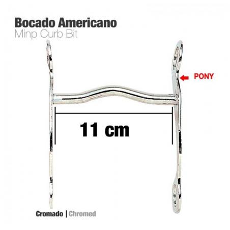  Bocado Americano Cromado 25208