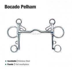Bocado Pelham Puente Inox 21250c