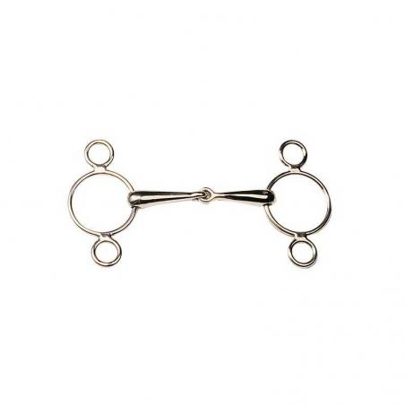 Bocado Pessoa Embocadura Articulado Corto Inox.