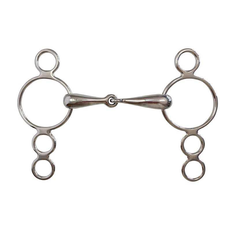 Bocado Pessoa Embocadura Partida 6 Anillas Inox