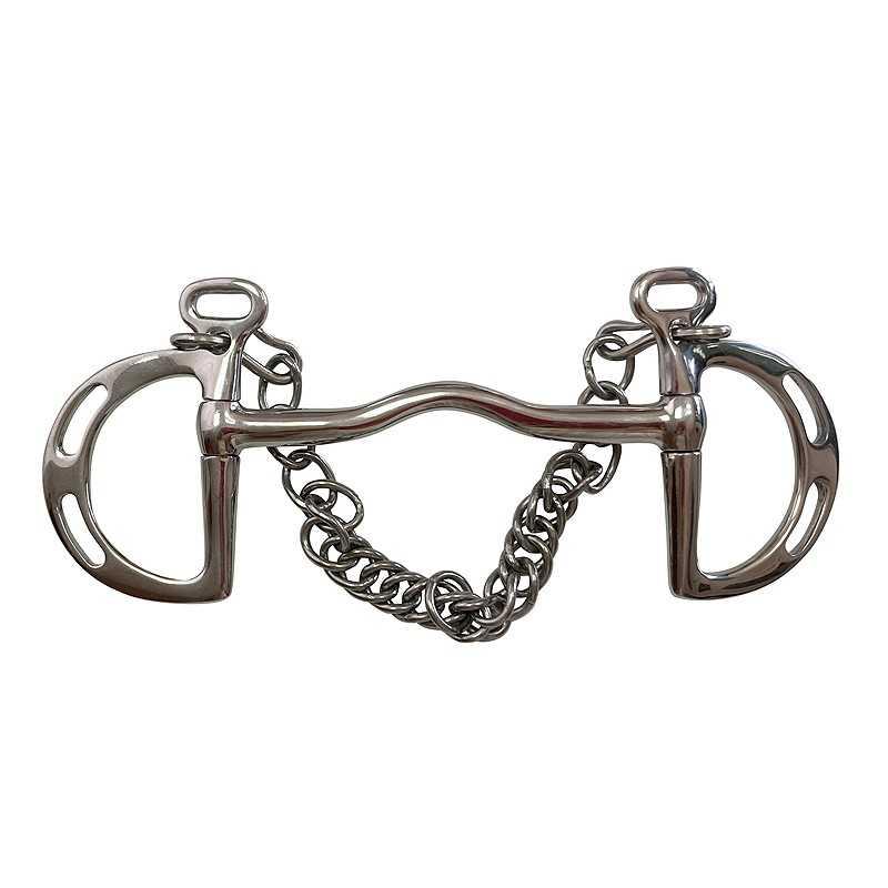 Bocado Goyoaga Embocadura Rígida Inox. Puente Pasadores