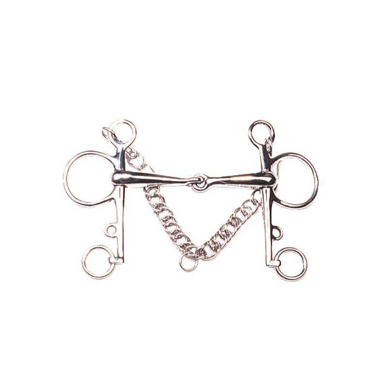 Bocado Pelham Articulado Inox.