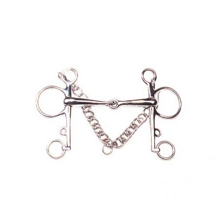 Bocado Pelham Articulado Inox.