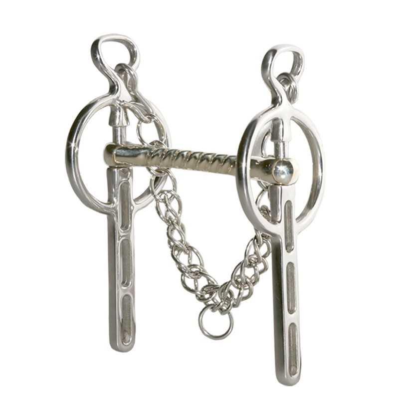 Bocado Liverpool Con Barbada Y Cadenilla En Ac. Inox
