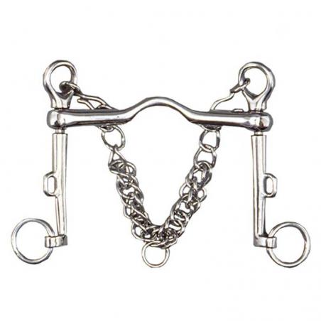 Bocado De Polo Puente Movible Con Cadenilla
