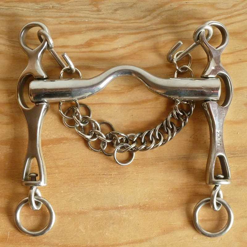 Bocado Portugués Inox. López/roldán Embocadura Lisa