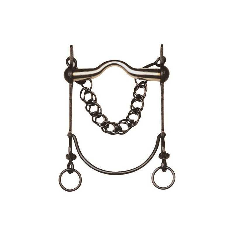 Bocado Vaquero Embocadura Inox. Suave Barra Curva