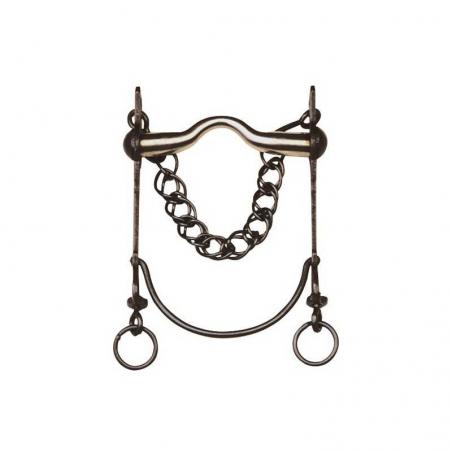 Bocado Vaquero Embocadura Inox. Suave Barra Curva