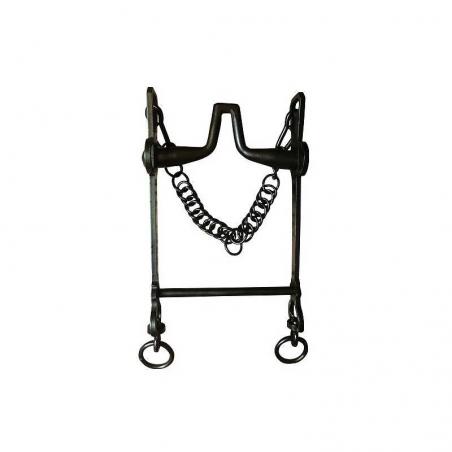 Bocado Cuello Pichón Barra Recta Pavonado