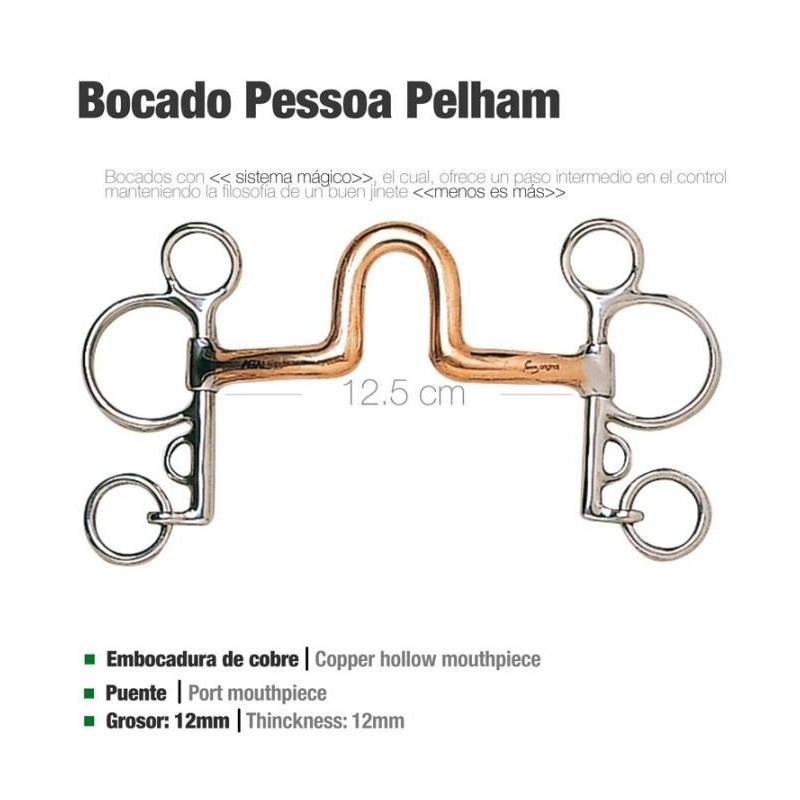  Bocado Pessoa Pelham Puente Paq50050214