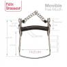 Bocado Felix Brasseur Movible 004h02 14.5cm