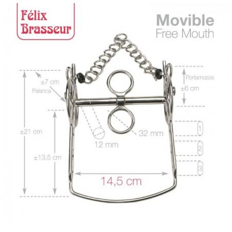 Bocado Felix Brasseur Movible 004h12 14.5cm