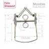  Bocado Felix Brasseur Movible 004h12 14.5cm