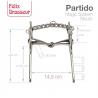  Bocado Felix Brasseur Partido 004m01 14.5cm
