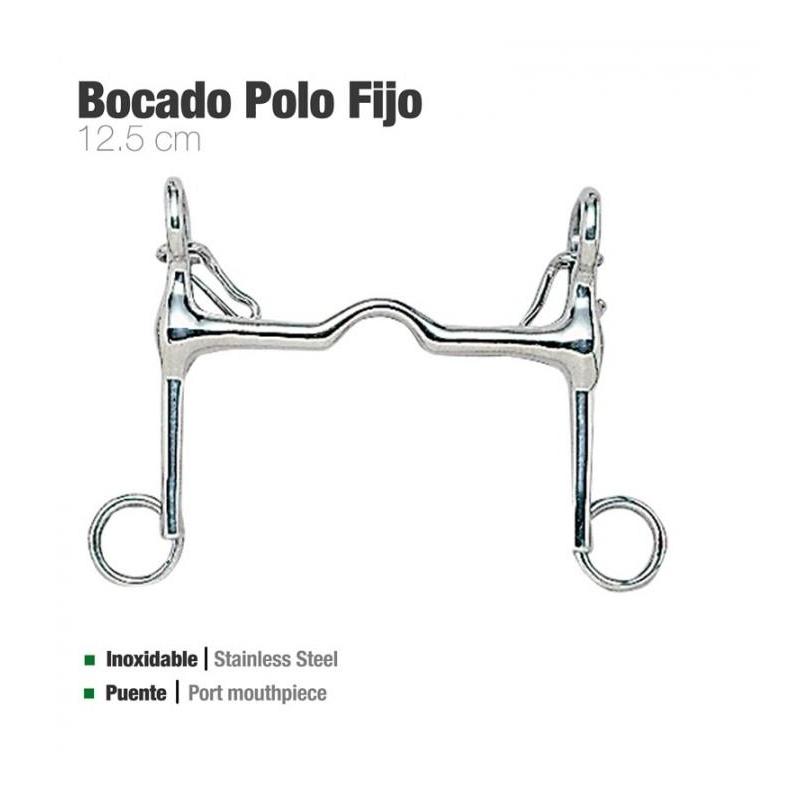  Bocado Polo Fijo Inox 212521-50x46 12.5cm