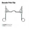  Bocado Polo Fijo Inox 212521-50x46 12.5cm