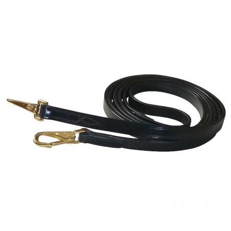 Riendas De Cuero Marjoman Con Mosquetón