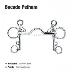  Bocado Pelham Puente Inox 2125071